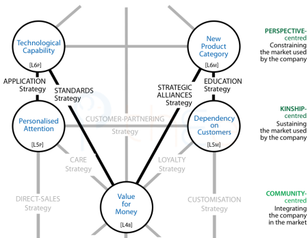 Marketing strategies: Application, Standards, Strategic Alliances, Education.