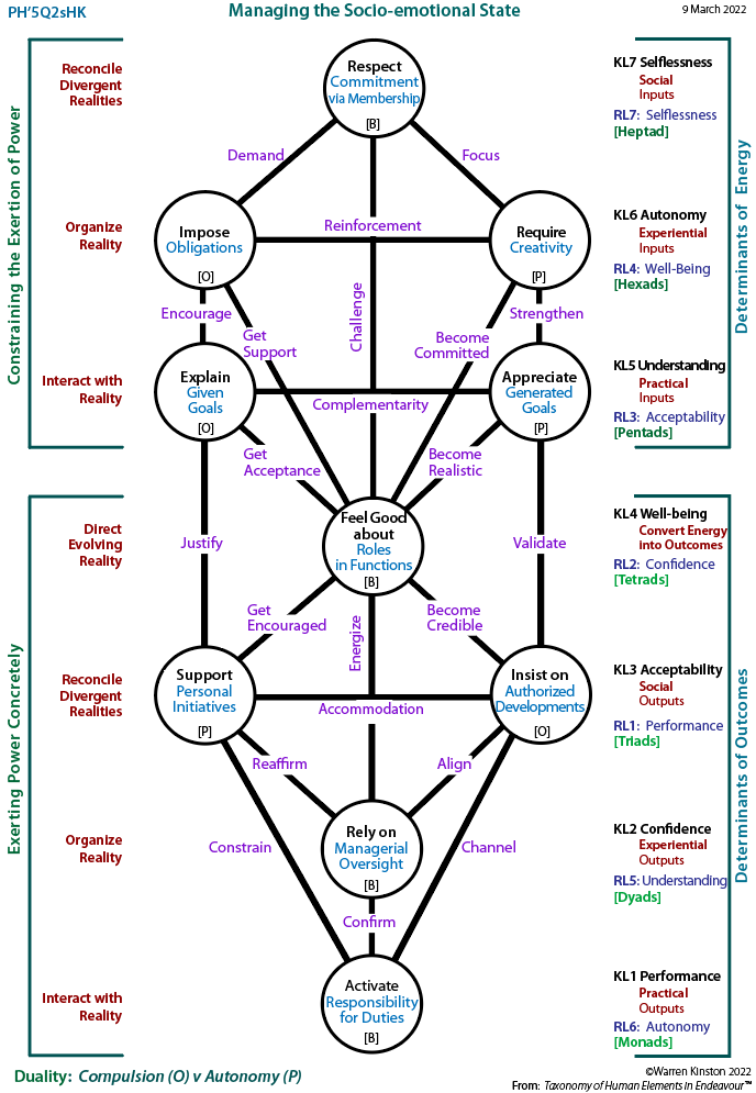 Managing the socio-emotional state at work.