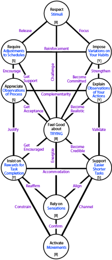 Re-ordered tree of L1-Centres that carry pressures for performance.